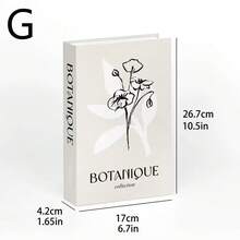 1pc/3pcs Sách giả trang trí có thể gập lại, Trang trí sách trưng bày tối giản cho gia đình, phòng trưng bày - Nhiều màu - Xem 23