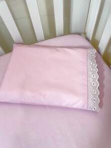 Laura Baby 2-Piece Sheet Set For American Standard Crib Or Mini Crib 100% Cotton - 粉紅色的 - 查看 3
