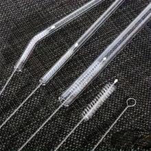 5pcs Stainless Steel Straw Cleaning Brushes For Reusable Kitchen Items - Perfect For Glass, Silicone Straws, And More