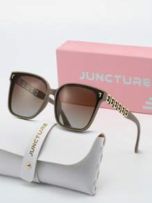 JUNCTURE نظارات مستقطبة للنساء ذات إطار كبير مربع الشكل، نظارات شمسية للنساء للاستخدام في الخارج، للحفلات الصيفية والقيادة والصيد، نظارات صيفية للنساء ذات شكل مربع