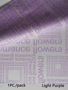 20 Stücke/Packung Transparentes mattiertes Geschenkpapier mit englischem Blumenmuster, Bouquet Geschenkverpackungspapier, Material für Blumenarrangements