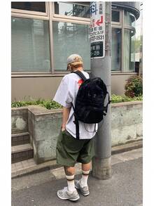 200g Cotton T-Shirt 2025 Men's New Short-Sleeved Cotton Vacation Pattern Short-Sleeved Crew Neck Matching Look