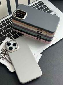 Funda de teléfono con estilo retro coreano compatible con iPhone 16, 15, 14, 11, 12, 13 Pro Max, cubierta trasera protectora a prueba de golpes y con estilo de negocios