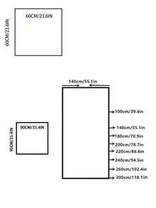 1 pieza Mantel de estilo country americano retro elegante con cuadros grises y calado, rectangular con rayas bordadas y borlas, uso múltiple, adecuado para fiestas festivas, cumpleaños, banquetes, hoteles, hogar, decoración de dormitorio - Gris Oscuro - Ver 4