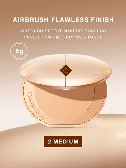 Charlotte Tilbury Charlotte Tilbury Airbrush Flawless Finish Setting Powder,Complexion Perfecting Micro Powders #2 - 0.28 Oz./8g