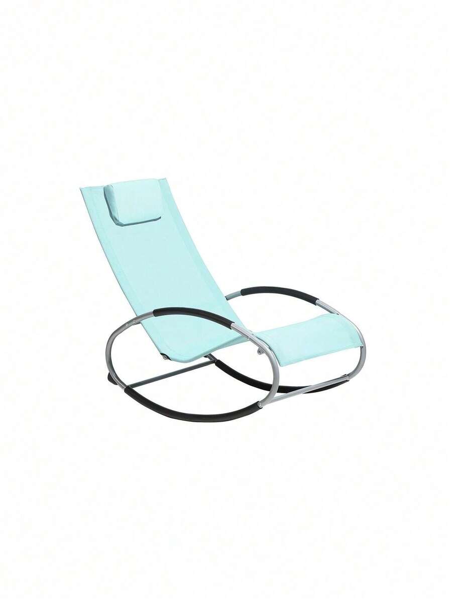 Beliani 花園椅紡織品淺藍色搖擺功能 CAMPO - 藍色 - 查看 1