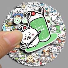 1 Set Of 66 Sheets/1 Set Of 100 Sheets Cute Japanese Anime, Graffiti Stickers, Personalized Cartoon Decorations, Phone Case Stickers, Waterproof UV Varnish, Glossy Film, Matte Film, No Need To Cut, Tear Off And Stick, Stickers
