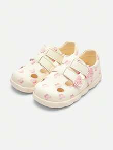 Balabala Baby Non-Slip Walking Shoes 2025 New Soft Breathable - White Red - View 1