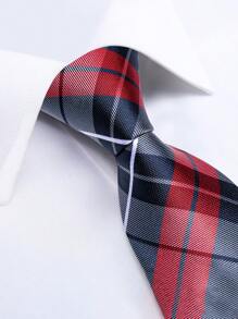 1pc Men's 3pcs Tie Gift Set – 3D Textured Solid Color Necktie + Scarf + Cufflinks, Wrinkle-Free Polyester, Formal Wedding Business Accessory, Stylish Gift For Dad/Boyfriend/Groom