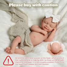 DreamyDolly Full Body Silicone Reborn Baby Dolls - 12 Inch (Weight 3 Lb) Weighted Full Silicone Realistic-Newborn Baby Doll Real Life Baby Dolls With Complete Accessories & Gift Box Realistic Babies,Baby Alive,Reborn Baby ,Kids Toy,Realistic,Lifelike Baby Dolls,Toys ,Doll Toys - Multicolor - View 5