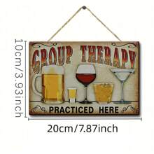 1pc Put Decor Funny Group Sign, Vintage Man Cave Bar Decor Room Decor Sign, Vintage Plaque Decor Wall Art, Home Decor, Funny Cave Decor, Room Decor, Bedroom Wall Decor, Home Decor, Bar Decor, Friendly Gift Wooden Hanging Plaque,Home Decor ,Room Decor,Wall Decor Gifts Birthday Graduation