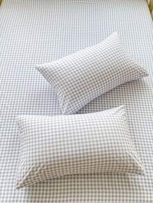 2 vỏ gối in hoa nhỏ màu xanh đơn giản làm từ 100% Polyester (Không bao gồm ruột gối), mềm mại và thoải mái cho mọi mùa - Nhiều màu - Xem 3