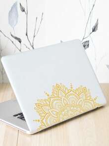SUPSTICKER 1pc Mandala Pattern PVC Partial Decorative Laptop Sticker, Self-Adhesive DIY Notebook Sticker