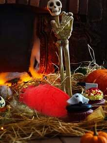 10 件/套万圣节模拟人体器官，万圣节场景装饰恐怖模拟心脏悬挂道具，恶作剧大脑断指眼球装饰，身体部位血腥模拟恐怖器官逼真真人大小，–血腥假人体器官乳胶恐怖配件：人造心脏/大脑/手指/眼球，万圣节鬼屋装饰派对道具