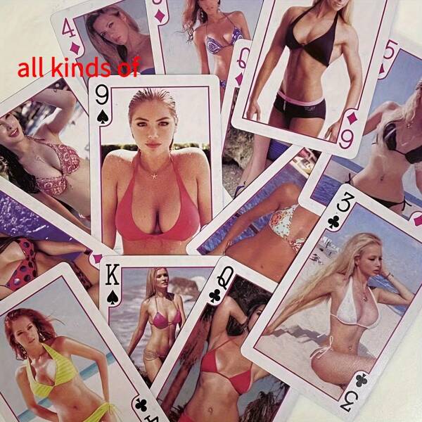 Teens Beach Theme Poker Cards, Unique Collector's Edition With Vibrant Summer Illustrations, Perfect For Parties, Holidays And Gatherings, Party Supplies | Beach Theme Design | High-Quality Card Printing, Beach Accessories