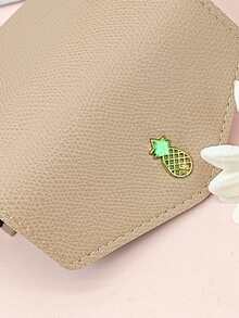 女士短款风琴拉链卡包卡通可爱简约卡片盒女学生女生钱包迷你钱包零钱包卡包皮夹