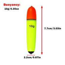 HENGJIA 3pcs 10g-120g EVA Fishing Float Foam Plastic Bobber Sea Rock Fishing Striking Floats - Multicolor - View 20