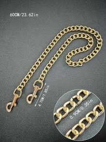 Women's Bag Accessories Metal Chain Strap - Purse Handbag Shoulder Crossbody Bag Chain - Gold - View 6