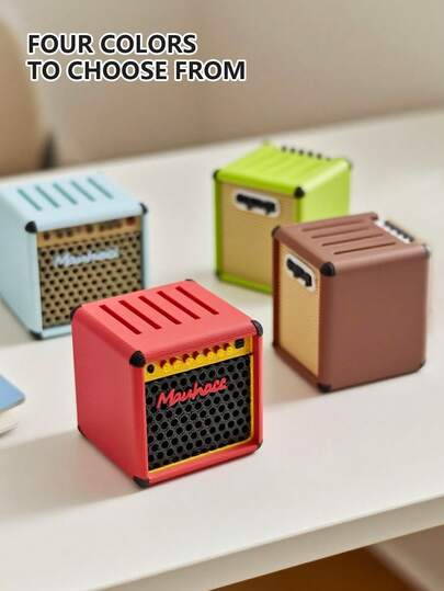 迷你吉他放大器拨片收纳盒 | 3D 打印紧凑型拨片整理器，适用于放大器顶部 | 使拨片井然有序且易于取用，非常适合返校季、万圣节、圣诞节和其他场合。