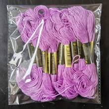 24 madejas de hilo de bordar de hilo cruzado, hilo de bordado, hilo de costura