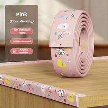 1 Roll Thick High Elastic Baby Collision Wall Sticker, Solve Full House Protection! [No Trace Adhesive] Printed NBR Foam Material, Self-Adhesive Wall Sticker, Home Corner Guard, Wall, Window Sill, Bed Head, Bed Edge Cushion Soundproof Anti-Collision Safety Guard, Essential For Baby & Kids Daily Life, Suitable For Home And Kindergarten - Multicolor - View 11