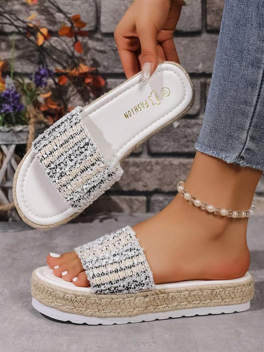 2025新款麻绳底舒适防滑拖鞋