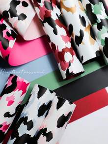 20 Stücke/Packung Reißfestes Blumen-Packpapier mit Leoparden-Muster im europäischen Stil, ideal für Blumenarrangements & Geschenkverpackung