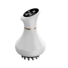 无线手持电动刮痧仪，全身适用电疗经络刷，符合人体工学设计，USB充电，9档强度可调，带加热底座，适用于腿部、腹部、颈肩按摩，帮助放松肌肉，是家庭使用的理想礼物，也是理想的节日礼品。