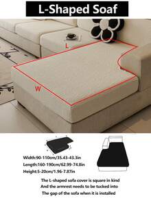 1 Vỏ bọc ghế sofa co giãn, Vỏ bọc ghế sofa chống trượt toàn diện, Vỏ đệm ghế sofa đa năng cho mọi mùa, Chăn sofa vải dày, Có thể giặt bằng máy, Chống bụi, Thân thiện với thú cưng, Trang trí nhà cửa, Có thể điều chỉnh cho ghế sofa góc, Phòng ngủ, Văn phòng, Phòng khách 1/2/3/4 chỗ ngồi - Màu be - Xem 16
