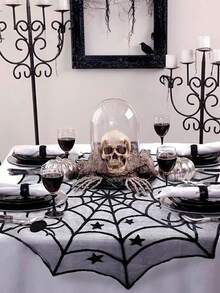 Black Lace Tablecloth