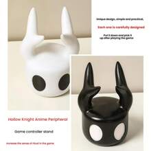 1PC 3D-Printed Controller Stand, Hollow Knight Themed Desktop Decor – Compatible With Gamepads, Controllers, And Phone Display.