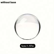 100/80/50mm, K9 Transparent Crystal Ball, Suitable For Home Living Room And Office Decoration, Magic, Photography Ball, Transparent Contact Juggling Ball, Feng Shui, Perfect Christmas And Valentine's Day Gift And Home Decoration - 透明 - 查看 10