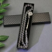 1pc Acrylic 45 Beads 10mm Muslim Prayer Beads Bracelet With High-Quality Paper Gift Box, For Worship, Can Be Given As Holiday Gift - Multicolor - View 8