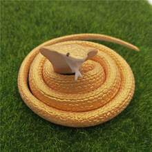 逼真的超长绿蛇/白蛇/微型黑蛇，软橡胶巨型白蛇，软橡胶巨型绿蛇，恶作剧蛇，恶作剧逼真眼镜蛇，恶作剧小玩意，超长逼真蛇，眼镜蛇模型，生日礼物，礼品，玩具 - 彩色 - 查看 19