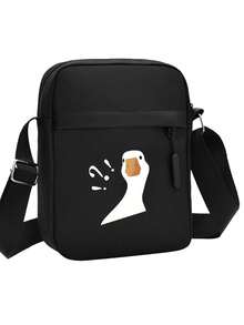 Túi đeo vai vải Oxford màu đen thời trang có dây đeo vai có thể điều chỉnh, rộng rãi: Túi đeo chéo thường ngày dành cho nam, được thiết kế với họa tiết đầu lâu và hoa hồng: Món quà lý tưởng cho học sinh và du khách vào ngày lễ tình nhân. Túi đeo vai, Túi xách, Túi đeo hông, Túi mini nam, Đồ dùng thiết yếu cho cuộc sống mới, Đồ dùng cơ bản cho học sinh nam, Túi xách thiết yếu cho dịp lễ Gothic Punk, Đồ dùng học tập Anime, Túi nhỏ, Túi ôm sát cho nam, Chất liệu - Nhiều màu - Xem 7