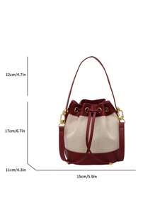 Trending High-Quality Fashionable, Elegant, Simple, Personalized, Versatile, Classic One Shoulder Crossbody Bucket Bag, Large Capacity, Suitable For Commute, Office, Date, Daily, Shopping, Afternoon Tea