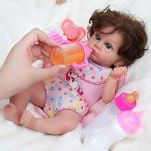 12pcs Magic Baby Dolls Mini Milk Bottles, Bottle And Juice Bottle Set, Magical Baby Doll Bottle Toy Set, Panda Sticker Milk Bottle & Juice Bottle Dolls, Disappearing Liquid, Strange Milk & Juice Bottles, Disappearing Doll Magic Bottle Children Toys, Suitable As Doll Accessories (Random Accessory Color)