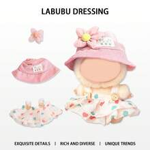 1pc (Clothes Only) 17cm Doll Clothes Overalls DIY Doll Clothes Decoration