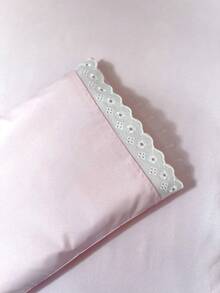 Laura Baby 2-Piece Sheet Set For American Standard Crib Or Mini Crib 100% Cotton - 粉紅色的 - 查看 4