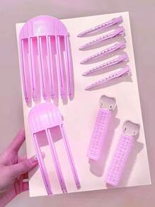 2pcs Skull-Shaped Hair Clips, Hair Root Lift & Curling Tools, Manual Hairstyling Accessories Suitable For Women And Girls With Fine, Thin, Long Or Short Hair