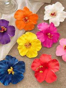 3 Pcs Hawaiian Flower Hair Clips, Summer Hair Clips For Women, Plumeria Hibiscus Flower Hair Clips Artificial Flower Hair Clips, Festival Beach Party Hair Accessories, Daily Wear, Women's Costume Accessories Clothing, Girls Wedding Boho Hair Clips, Claw Clips, Hair Claws, Hair Slide, Hair Barrettes, School Stuff