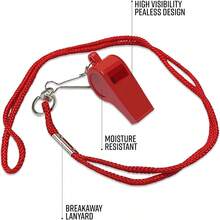 Riñonera de guardavidas con cordón de silbato, estilo Baywatch, botiquín de primeros auxilios con hebilla ajustable, logotipo cruzado y bolsillo con cremallera - Paquete de 5 - Paquete de 5 - Ver 4