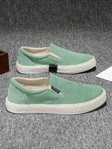Men's Color Block Random Print Low-Top Skate Shoes, Romantic Campus Style Outdoor Casual Sports Sneakers For Teens