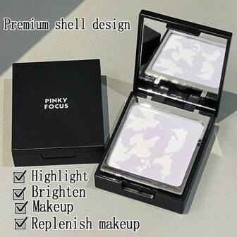 Sweet Dai 柔纱朦胧雾粉 大容量哑光质感防水持久面部眼部定妆粉 提亮控油散粉轻薄定妆粉饼 毕业节 节日 夏季 秋季 时尚 女士彩妆 派对 沙滩 旅行 露营 户外 学校 校园活动 节日装饰 礼物 魅力气息