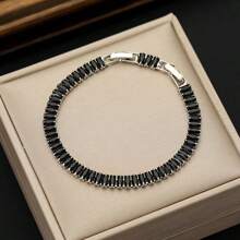 Brazalete de circonita de colores - Joyería elegante y brillante | Brazalete de joyería diaria | Regalo de otoño | Brazalete de mujer | Regalo de joyería para mujer/Regalo de cumpleaños/Joyería de San Valentín/Regalo de Navidad | Suministros para fiestas/Recuerdos/Regalo de graduación