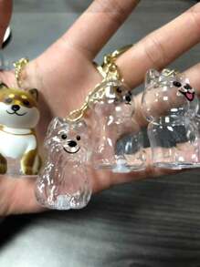 1 pieza Llavero de almacenamiento de pelo de mascota con diseño de raza de mascota, llavero recuerdo de raza de perro, colgante conmemorativo multifuncional de mascota con bolsa de almacenamiento de pelo, almacenamiento y protección de pelo de mascota, opción ideal para recordar a las mascotas queridas, accesorio para mascotas, accesorio para mascotas personalizado único