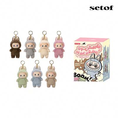 Pop Mart Pop Mart 100% Authentic POP MART THE MONSTERS Labubu 1.0 Tasty Macarons Series Sealed Case Blind Box 1ea