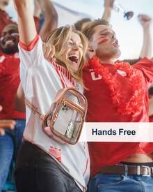 Stadium Approved Clear Sling Bag - Adjustable Crossbody Purse For Concerts & Games (PVC Leather) - 棕色+1.5吋棕幾何條紋(001BAB) - 查看 8