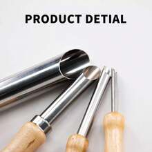 陶瓷和陶器雕刻工具套装 - 金属雕刻和雕刻工具，适用于粘土造型、打孔和雕塑工作，免费工艺配件