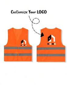 Customized Reflective Safety Vest, Work Uniform - Multicolor - View 1